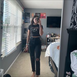 pacsun ultra high rise jeans